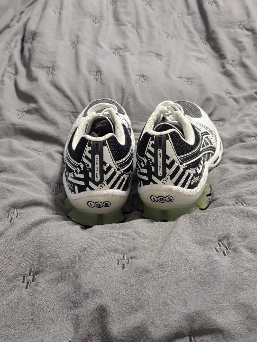 Asics Gel Kinsei OG Black, White Sneakers Size 9 Samaria Tokyo Running Outdoor - Picture 5 of 12
